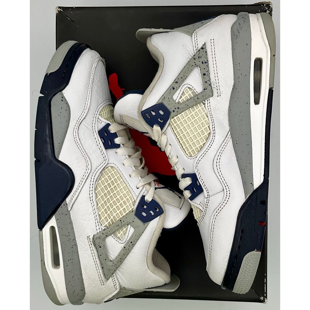 Air Jordan 4 Retro Midnight Navy GS - Size 5.5Y - 408452-140 #254
